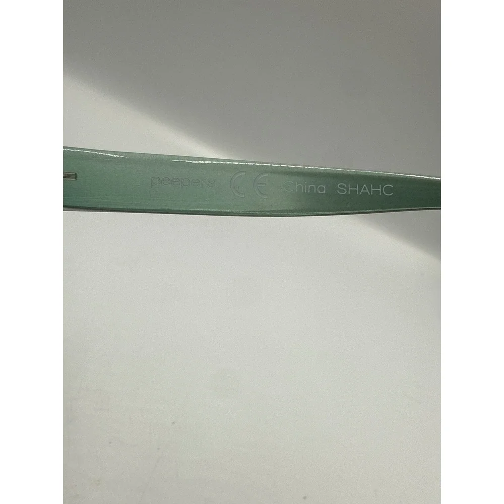 Peepers Sunny Side Up Green Tortoise Rectangular Reading Glasses Frames +2.00